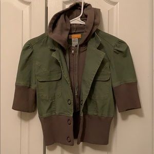 Army Green Hoodie Jacket